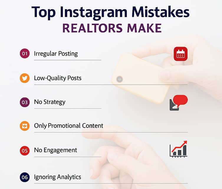 Top Instagram Mistakes Realtors Must Avoid in 2025